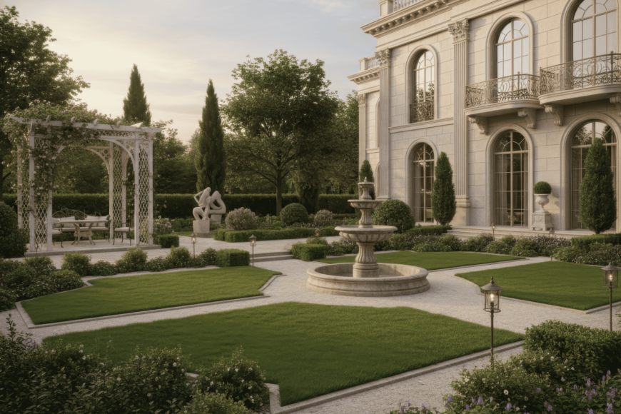 Top Luxurious Neoclassical Garden Designs Loved Today