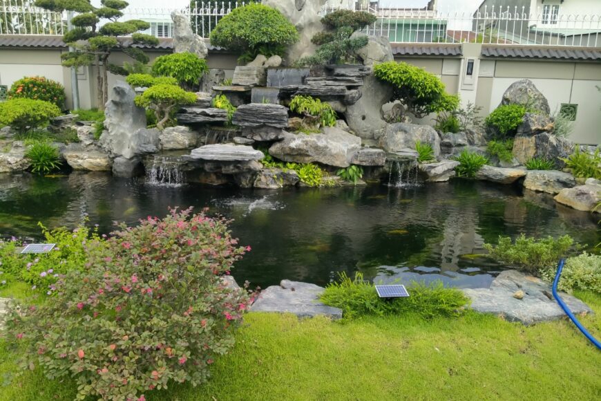 Rockery Construction Process